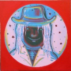 Micheal Jackson No. 3  迈克尔杰克逊之三, 2010, Oil on canvas 布面油画，60 x 60 cm