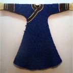 Wang Lei 五彩衣裳，2012，五彩宣纸搓线及编织技术，138 x 113 cm