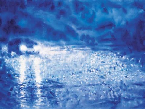 Han Qing| Night Trip No. 3 | 2013| Oil on canvas | 115 x 180 cm