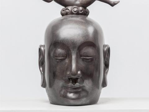 关伟|渡 3|2016|Bronze |24 x 28 x 45 cm