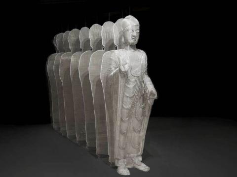 Buddha | 2013 | Stainless steel | 205 x 360 x 70 cm